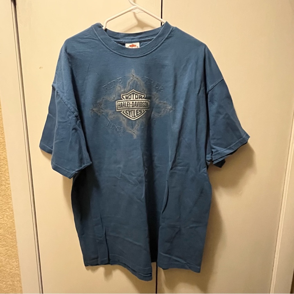 Harley-Davidson Mother Road Kingman Arizona Blue Men's T-Shirt